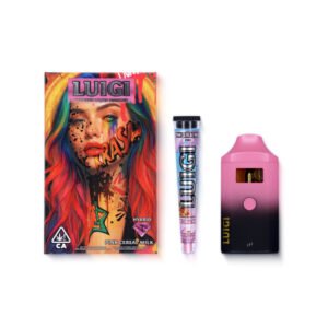 Pink Cereal Milk Luigi Carts